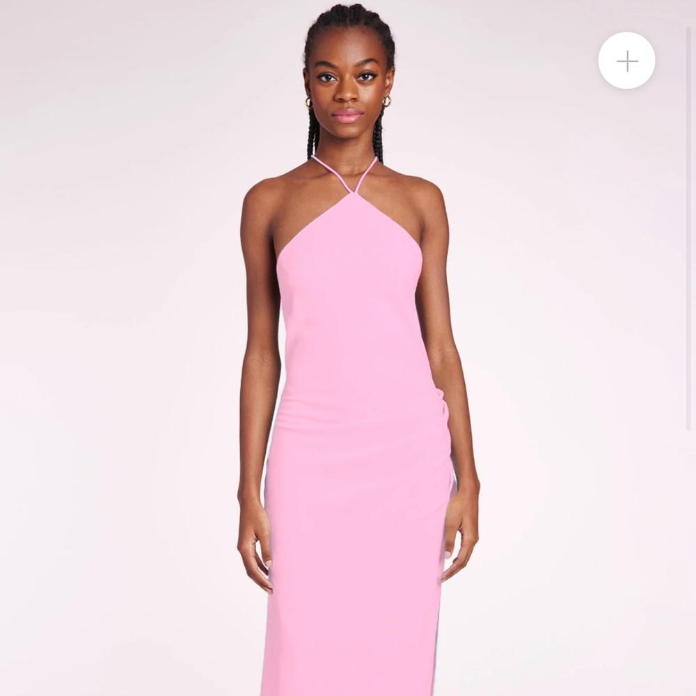 Amanda Uprichard Shawnie Dress. Pink. X-Small.